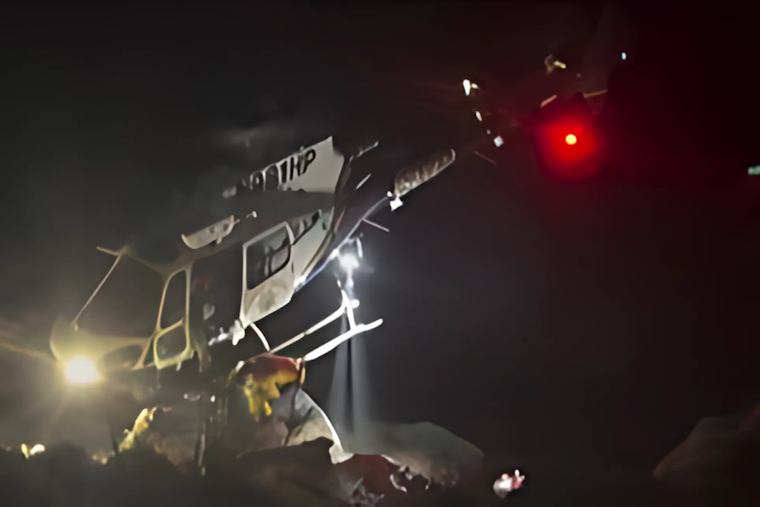 VIDEO: Elderly Hiker Rescued from Steep Ravine Trail by CHP Helicopter and Local Firefighters