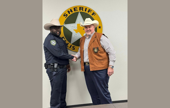 Ellis County Welcomes New Deputy Sheriff Kelton Thomas to Patrol Division