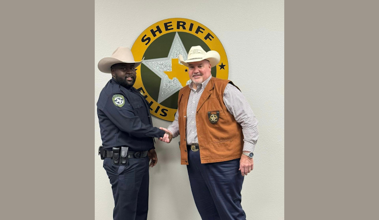 Ellis County Welcomes New Deputy Sheriff Kelton Thomas to Patrol Division