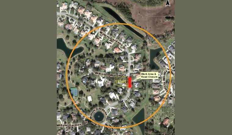 Emergency Road Closure at Willow Garden Drive, Windermere Due to Urgent Repairs, Expect Travel Disruptions