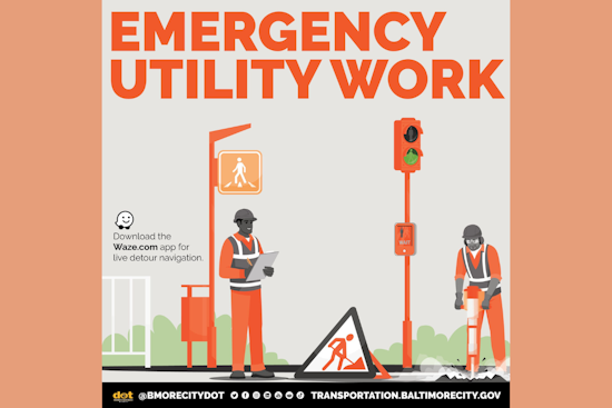 Emergency Utility Work at Key Baltimore Intersection Triggers Traffic Delay Advisory