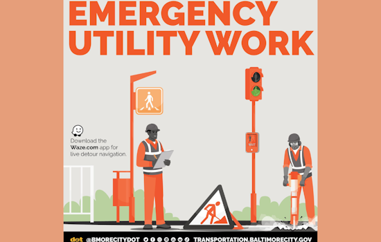 Emergency Utility Work at Key Baltimore Intersection Triggers Traffic Delay Advisory
