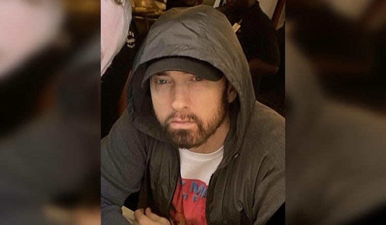 Eminem Celebrates 52nd Birthday in Austin with Custom "Mom's Spaghetti" Cake Ahead of F1 Performance