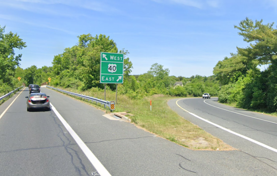 Expect Lane Closures on US 40 in Maryland for Barrier Upgrades Until Spring 2025