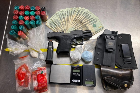 Fairfield Police Uncover Drugs and Firearms in Traffic Stop, Suspect Enrico Sharp Arrested on Multiple Charges
