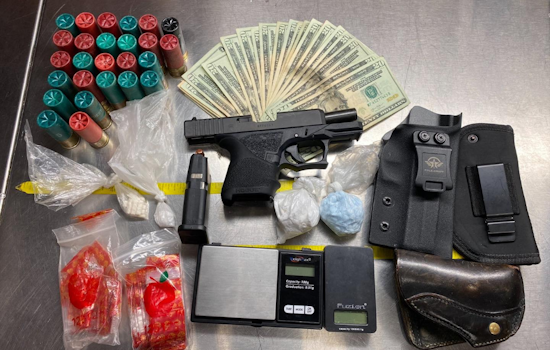 Fairfield Police Uncover Drugs and Firearms in Traffic Stop, Suspect Enrico Sharp Arrested on Multiple Charges