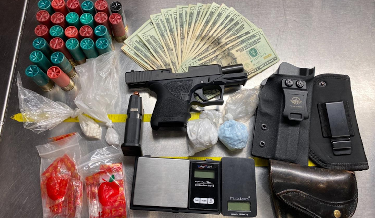 Fairfield Police Uncover Drugs and Firearms in Traffic Stop, Suspect Enrico Sharp Arrested on Multiple Charges