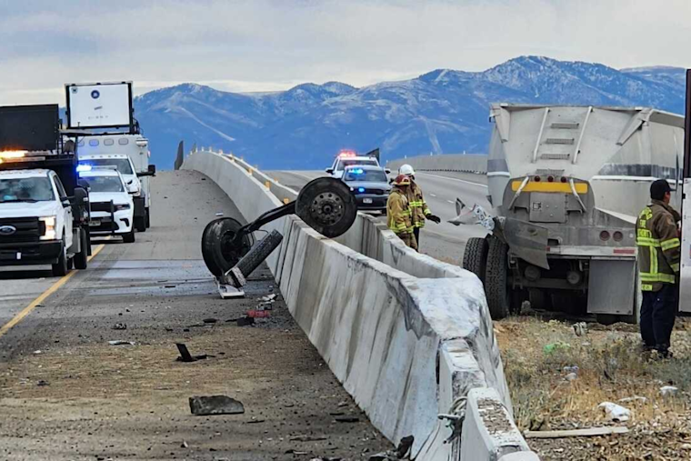 Fatal Semi-Truck Crash and Fire Results in Closure of Eastbound I-80 Near Salt Lake City