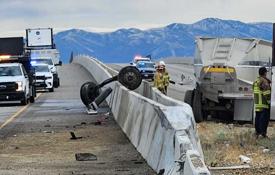 Fatal Semi-Truck Crash and Fire Results in Closure of Eastbound I-80 Near Salt Lake City