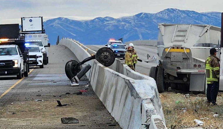 Fatal Semi-Truck Crash and Fire Results in Closure of Eastbound I-80 Near Salt Lake City