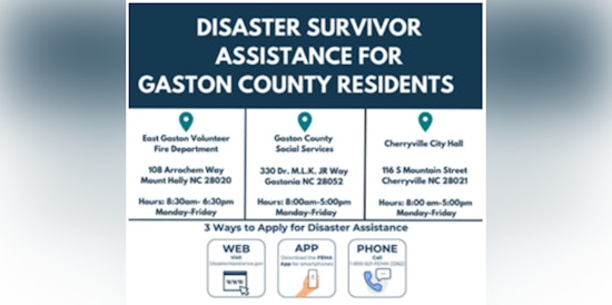 FEMA Offers In-Person Support to Hurricane Helene Victims in Gaston County