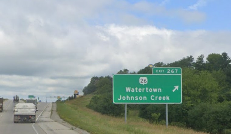 Fire Departments Unite to Tackle Landfill Blaze near I-94 in Johnson Creek, Jefferson County