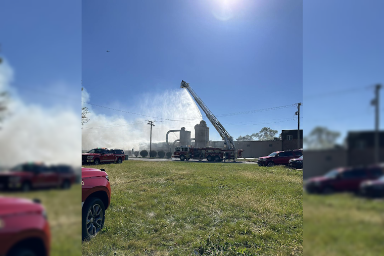 Firefighters Battle Three-Alarm Blaze at New Lenox Business, Traffic Disrupted, Air Quality Monitored