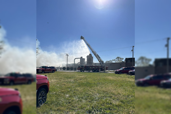Firefighters Battle Three-Alarm Blaze at New Lenox Business, Traffic Disrupted, Air Quality Monitored