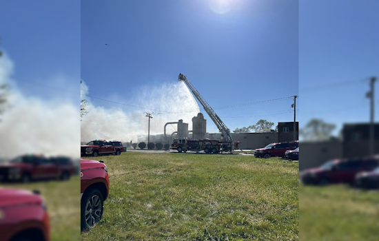 Firefighters Battle Three-Alarm Blaze at New Lenox Business, Traffic Disrupted, Air Quality Monitored