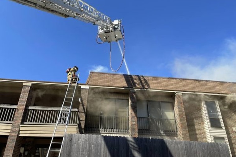 Firefighters from Three Departments Battle Blaze at Germantown's Fountain Square Condos