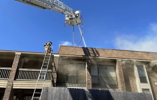 Firefighters from Three Departments Battle Blaze at Germantown's Fountain Square Condos