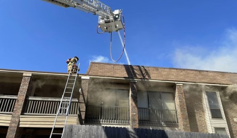 Firefighters from Three Departments Battle Blaze at Germantown's Fountain Square Condos