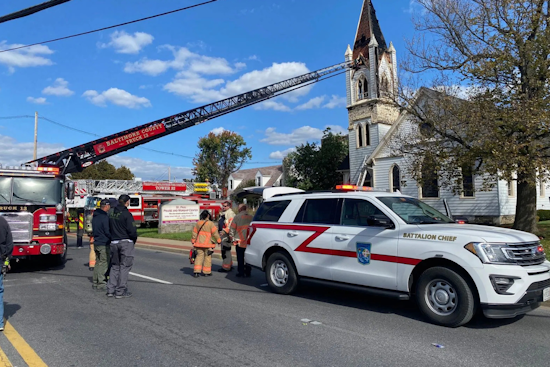Firefighters Quell Blaze at Pikesville Church, No Injuries Reported