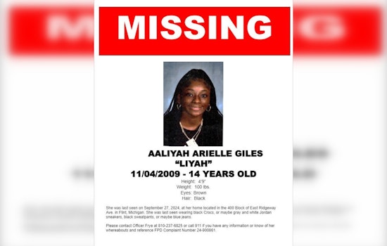 Flint Community Mobilizes in Search for Missing 14-Year-Old Aaliyah Giles, Police Seek Public's Help