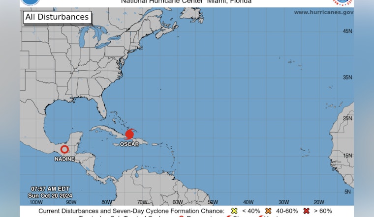 Florida Dodges Impact from Hurricane Oscar and Tropical Storm Nadine as Storms Veer Away from Tampa Region