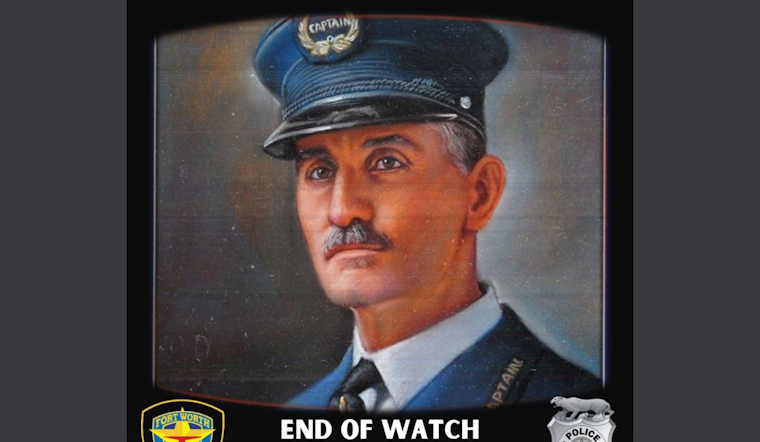 Fort Worth Police Department Pays Tribute to Captain Conant on 108th Anniversary of His End of Watch