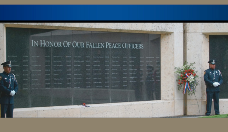 Fort Worth Police Honor Sgt. Billy Randolph with Memorial Wall Inscription