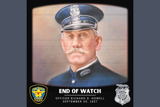 Fort Worth Remembers City Marshal Dick Howell on Anniversary of Fallen Hero's Passing
