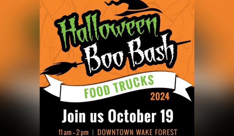Free "Halloween Boo Bash" Set to Enchant Downtown Wake Forest This Saturday with Family Fun and Treats Galore