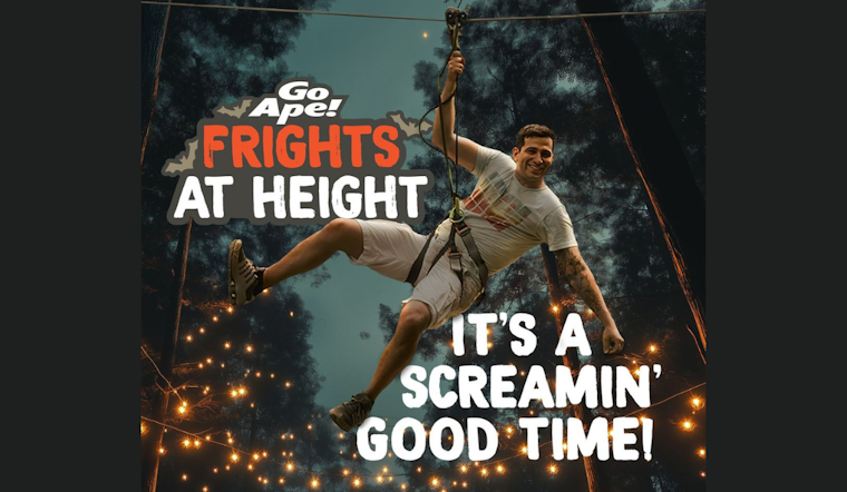 "Frights at Height" Offers Thrilling Nighttime Ropes Course Adventure with Festive Fall Discount