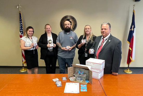Frisco's Cards for Kids Donates 7,500 Pokémon Cards to Tarrant County Sheriff's Office for Children in Crisis