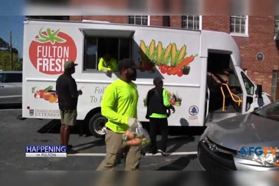 Fulton County's Fall Fresh Mobile Market Targets Food Deserts with Free Produce and Nutrition Education