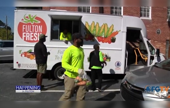 Fulton County's Fall Fresh Mobile Market Targets Food Deserts with Free Produce and Nutrition Education