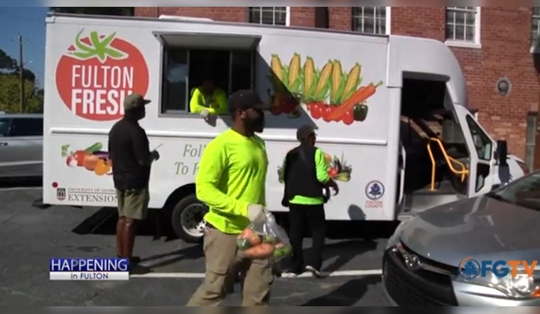 Fulton County's Fall Fresh Mobile Market Targets Food Deserts with Free Produce and Nutrition Education