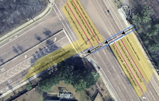 Germantown to Welcome Creative Crosswalks with Weekend Lane Closures at Farmington and Wolf River Boulevards