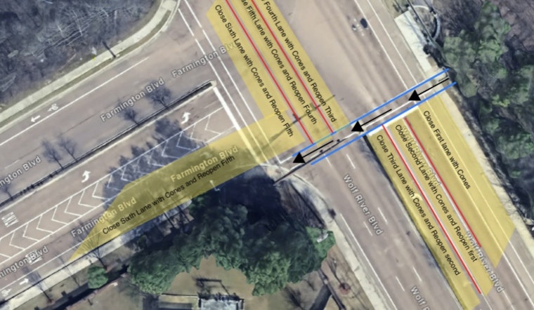 Germantown to Welcome Creative Crosswalks with Weekend Lane Closures at Farmington and Wolf River Boulevards