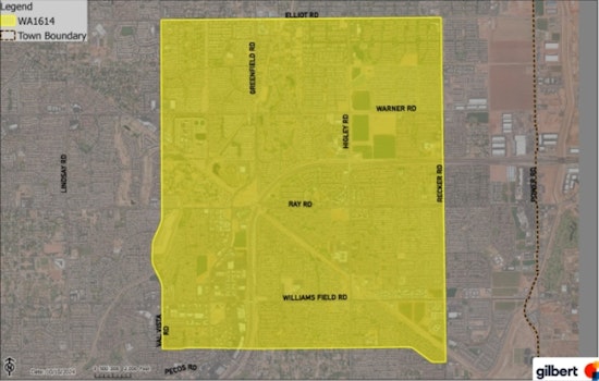 Gilbert Residents Notified of Potential Tap Water Discoloration Amid CIP Project Valve Testing Next Week