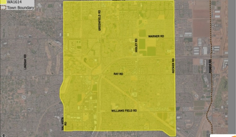 Gilbert Residents Notified of Potential Tap Water Discoloration Amid CIP Project Valve Testing Next Week
