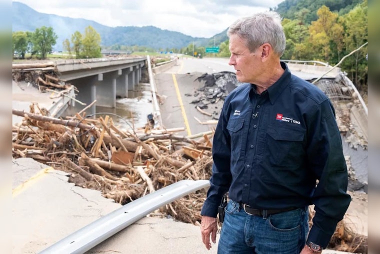 Governor Bill Lee Announces $100 Million HEAL Program to Aid Hurricane-Hit East Tennessee