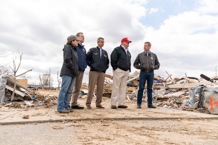 Governor Bill Lee Examines I-40 Devastation in Cocke County as East Tennessee and Asheville, NC Connection Suffers