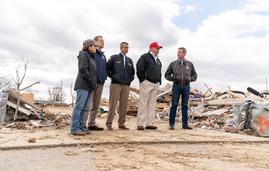 Governor Bill Lee Examines I-40 Devastation in Cocke County as East Tennessee and Asheville, NC Connection Suffers