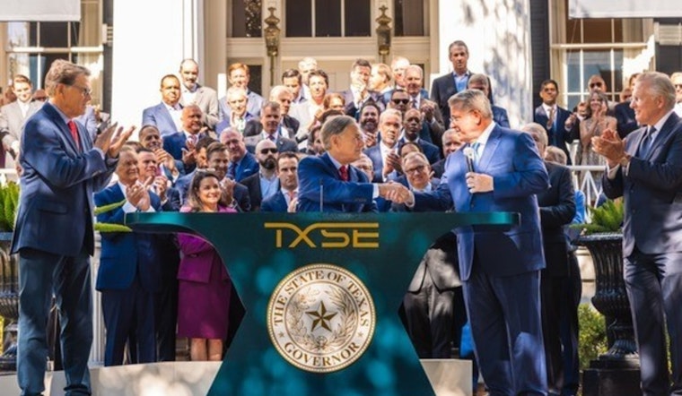 Governor Greg Abbott Celebrates Launch of Texas Stock Exchange, Reinforcing State's Financial Might