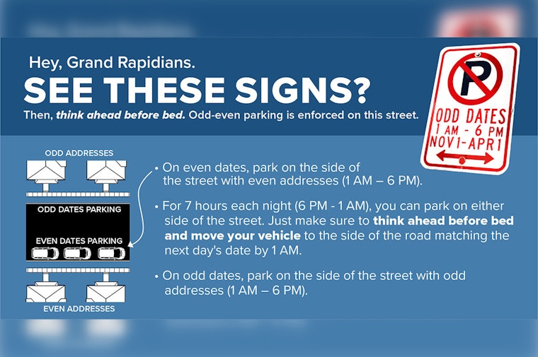 Grand Rapids Initiates Seasonal Parking Regulations to Ease Street Maintenance