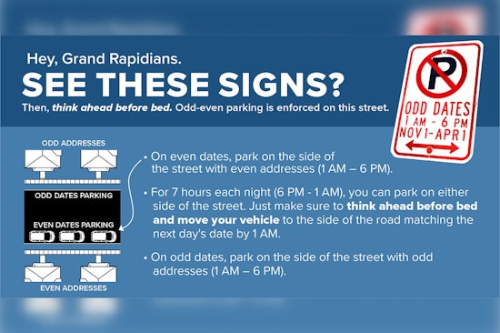 Grand Rapids Initiates Seasonal Parking Regulations to Ease Street Maintenance