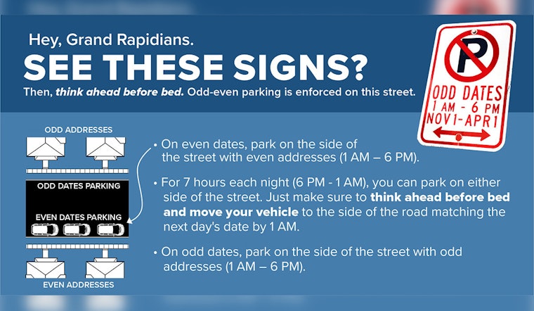 Grand Rapids Initiates Seasonal Parking Regulations to Ease Street Maintenance