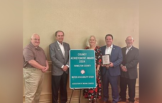 Hamilton County Honored with County Achievement Award for Progressive Water Resource Management amid Growth