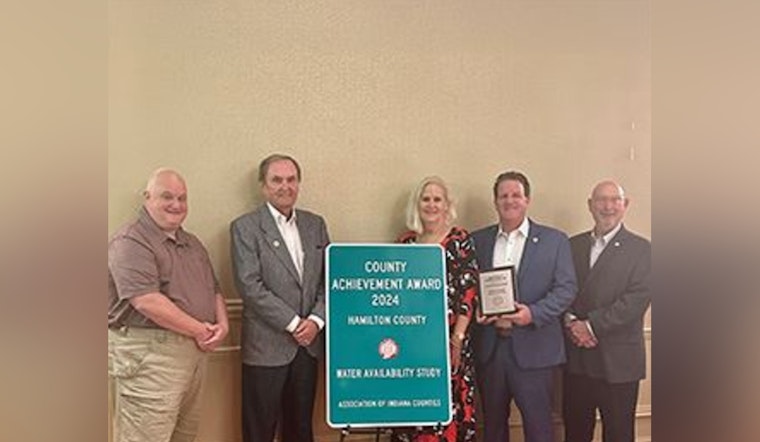 Hamilton County Honored with County Achievement Award for Progressive Water Resource Management amid Growth