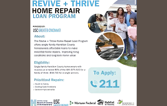 Hamilton County Launches Home Repair Loan Program Offering Low-Interest Financing for Homeowners