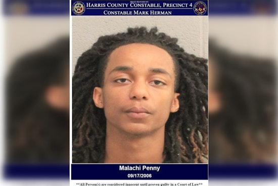 Harris County Deputies Arrest 18-Year-Old Malachi Penny for Evading Arrest and Weapons Charges During Traffic Stop