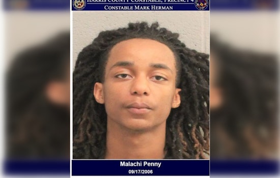 Harris County Deputies Arrest 18-Year-Old Malachi Penny for Evading Arrest and Weapons Charges During Traffic Stop